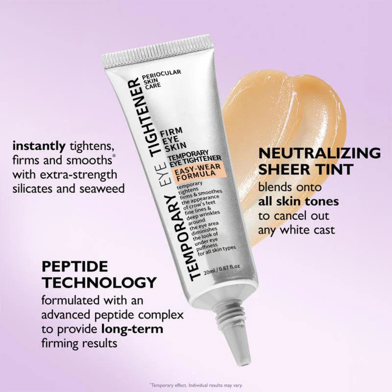 Temporary Eye Tightener – Firming Eye Skin Care with Precision Brush